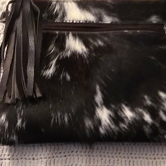 Cowhide Crossbody Purse - Picture 3 of 6